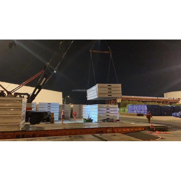 50/75/100mm Wave Sandwich Panel 20ft Flat Packaging Quick Folder Container Trailer for Your B2B Needs