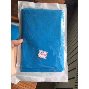 Disposable medical sterilization multi-specification blue film nonwoven surgical