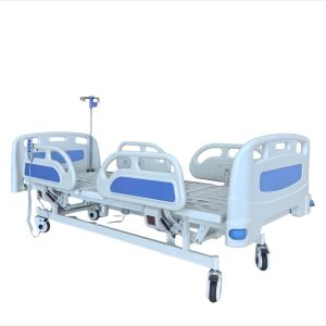 Three-function electric nursing bed (Ordinary casters)