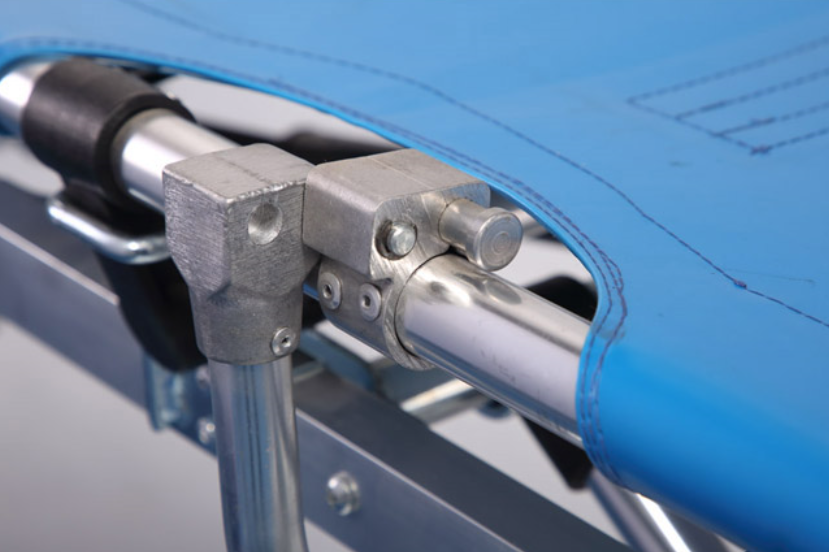 First Aid Foldable Aluminum Alloy Disassemble To Use Emergency Trolley