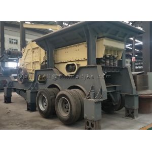 4.5m Height 47T Impact Crusher Plant Mobile Crushing Station