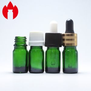Quality Green Cosmetic Essential Oil 5ml Screw Top Vials for sale