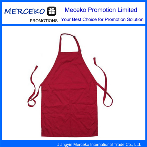 Customized Logo Printed Cotton Waist Apron