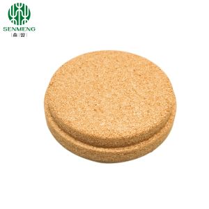 Custom Size & Logo Natural Wholesale Wooden Cap Tapered Cork Lids