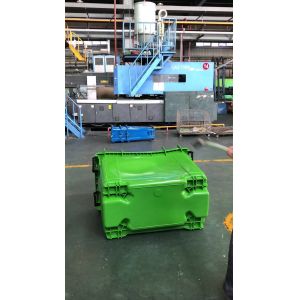 1100L Large outdoor hospital 4 wheels standing plastic trash cans