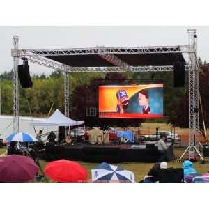 P5.95mm Outdoor Led Display For Rental 500mmx1000mm Lightweight Aluminium Events