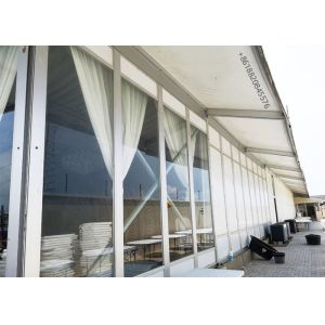 Waterproof Luxury Pleated 40x60 Glass Wedding Event Tents
