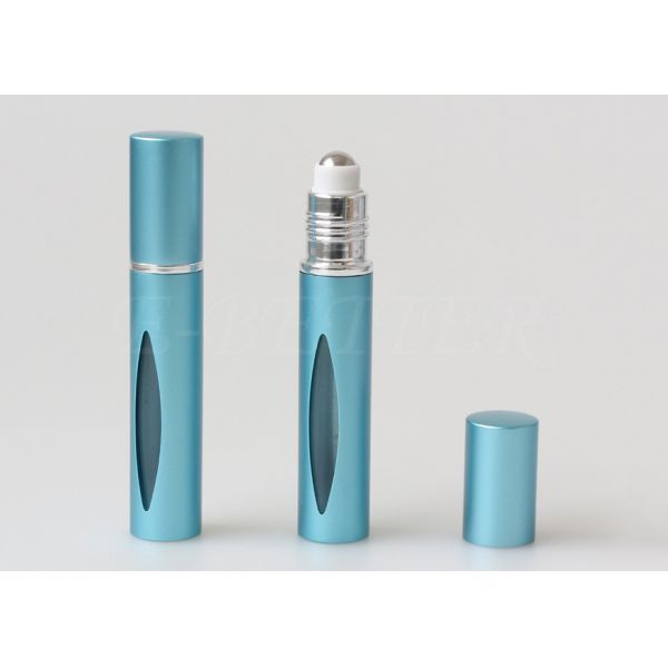 Buy 10ml Travel Perfume Atomiser Glass Rollerball Perfume Container Aluminum Shell at wholesale prices