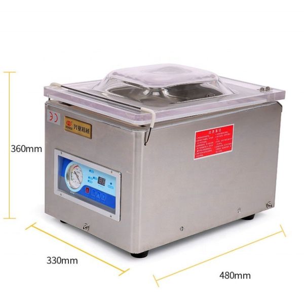 Table/Stand Household Dry Fish Vacuum Packing Machine Dz260 Vacuum Sealer 2 bags