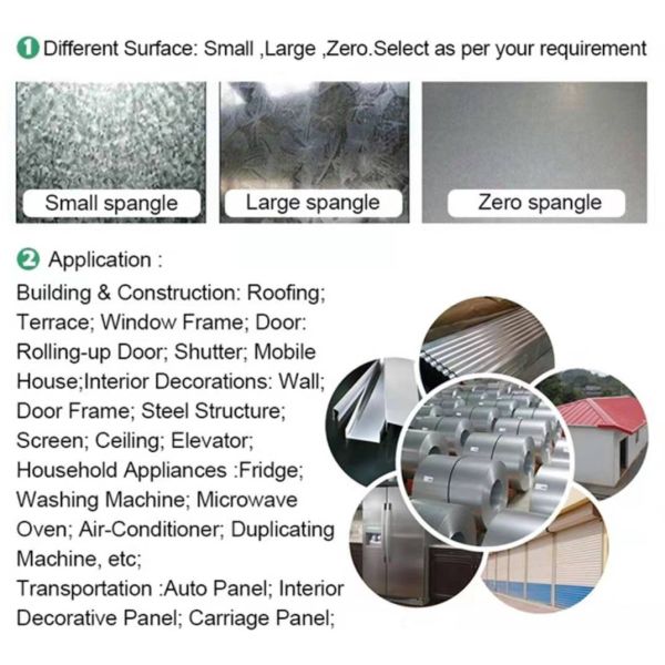 Galvanized Steel Coil Hot Dipped / Cold Rolled JIS ASTM DX51D SGCC