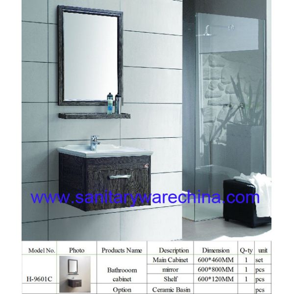 Buy Modern Alunimun bathroom cabinet / aluminum alloy bathroom cabinet/Mirror Cabinet/ H-9601C at wholesale prices