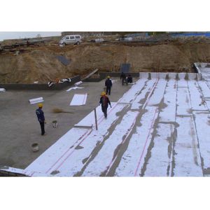 Grey Polyethylene Polypropylene Fiber Composite Waterproof Membrane For Projects