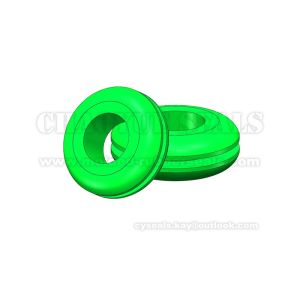 Green Silicone Rubber Grommet Seal Propanol Ethyl Carbinol Nitrobenzene