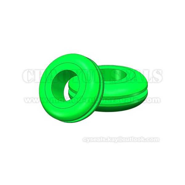 Green Silicone Rubber Grommet Seal Propanol Ethyl Carbinol Nitrobenzene