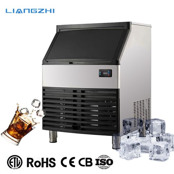 Daily 68kg 90kg 120kg Cube Ice Machine with 60kg Ice Storage and 3A Electric
