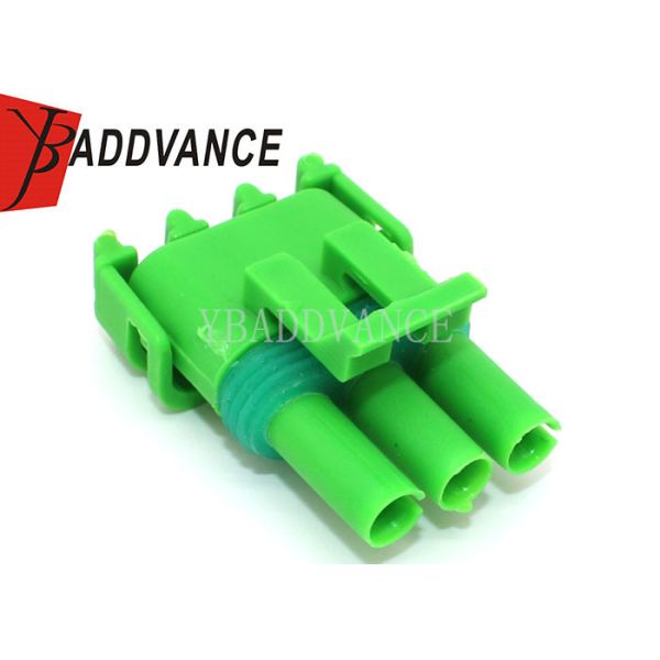 12020403 3 Pin Female Green Weather Pack Map Sensor Connector