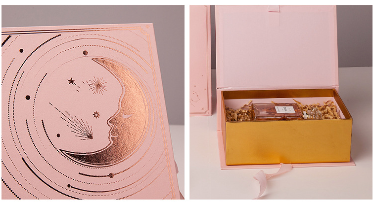 Recyclable Wholesale Custom Logo DIY perfume packaging baby pink gift set box