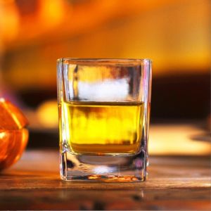 1 Quantity Clear Cup Transparent Whiskey Glass Bar Glass Drinkware