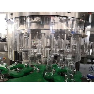 SUS304 3000bph Automatic Beer Bottle Filler 18 Filling Heads