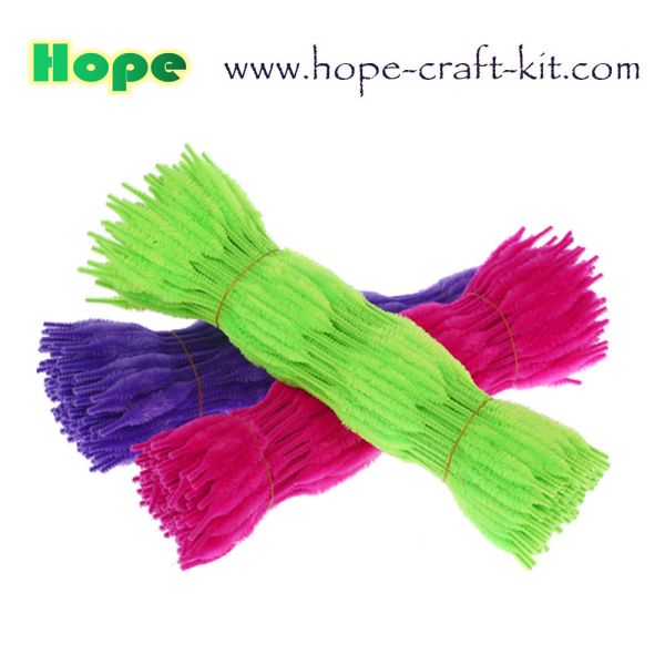 Buy Wavy Wave shape Pipe cleaner chenille stems for children DIY hand craft kit and hobbies STEM INNOVATION material at wholesale prices