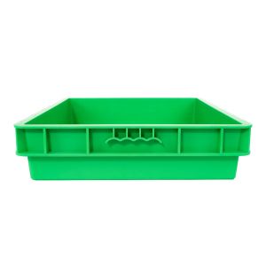 Customized Volume Stackable Vented Plastic Crates for Bread Storage in Solid Box