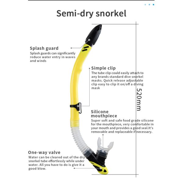 Sportswear Snorkel Mask Set Diving Fins Flipper Gear Set For Scuba Diving