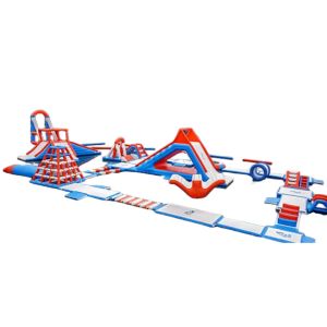 Customized Inflatable Water Park Playground System 3 Year Warranty