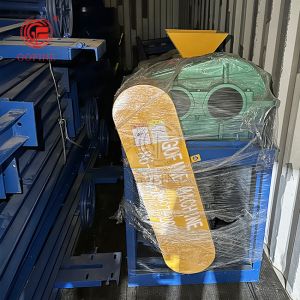 Room Natural Temperature Double Roller Organic Fertilizer Granulator Machine