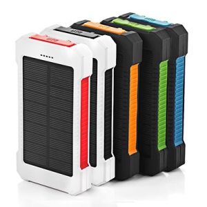 China Inbuilt Compass 8000mAh Polymer Battery IP67 Waterproof Solar Power Bank for Traveling on sale