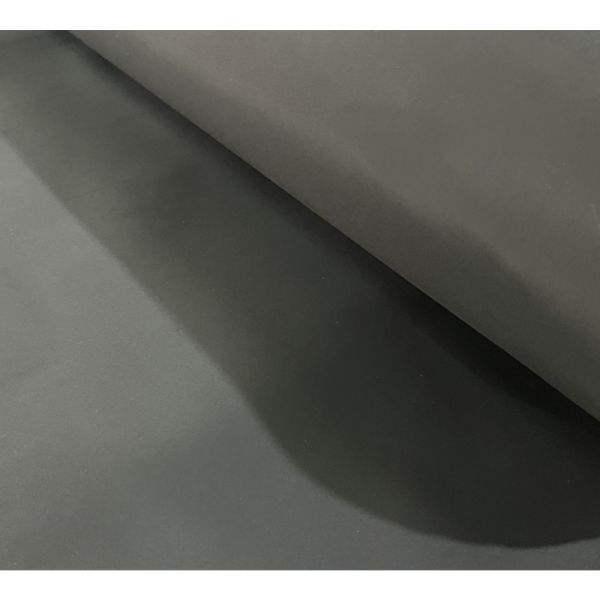 Black Hypalon Coated Nylon Fabric 500D Matte CSM Hypalon Tarp For Backpack 1.0mm Thick