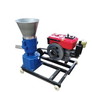 Quality Animal Poultry Fish Feed Making Machine / Wood Pellet Making Machine for sale