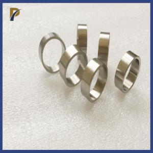 Quality Gr2 Gr5 Men Pure Titanium Wedding Bands / Rings Black Titanium Zirconium Ring for sale