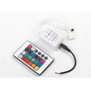 24 Key IR Color Changing Led Controller RGB With Li Battery 3 Channels CE / RoHS