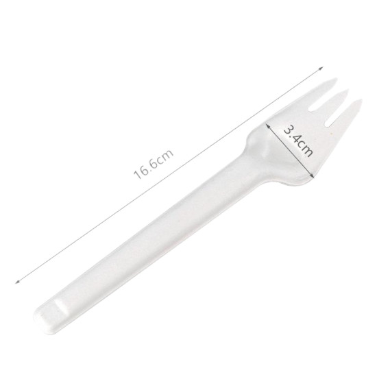 6.5'' Compostable Cutlery Sugarcane Bagasse Eco Friendly Disposable Forks 1000