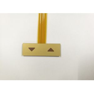 Touch Pad Flexible Membrane Switch  Fpc Waterproof With Pmma Backer