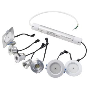 Aluminous Casing 3W Rechargeable Emergency Light IP20 High Brightness