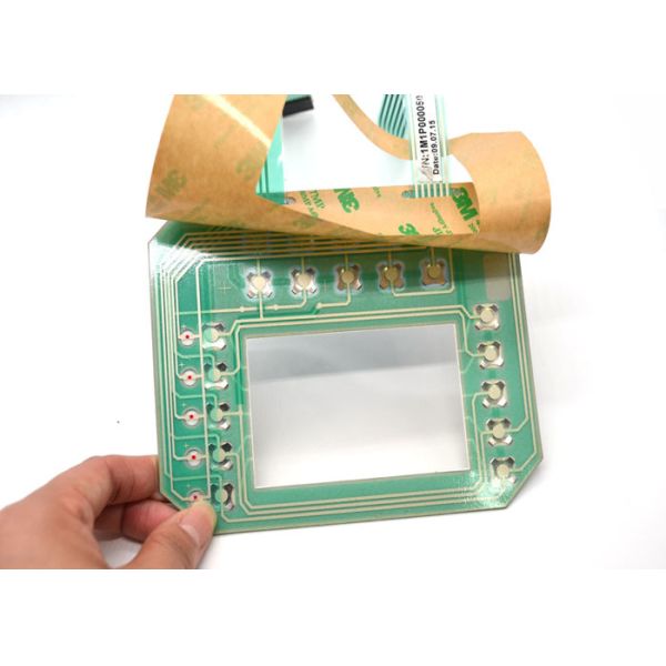 Metal Dome LED Membrane Switch , Membrane Keyboard Water Resistant