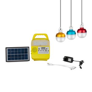OEM 3W*3PCS Solar Powered Emergency Light With Solar Charging