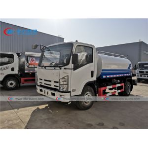China ISUZU Carbon Steel Stainless Steel 304 5000L Water Bowser Truck on sale