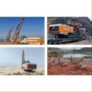 Integrated Blasting Hole DTH Drilling Rig Machines for Quarrying Stone Blasting