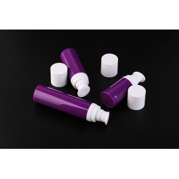 PP Cosmetic Plastic Airless Bottles 50ml 75ml 120ml With Airless Pump For Skin Care