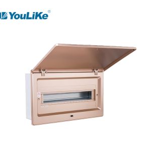 Quality IP40 Residential Electrical Distribution Boards Golden One Phase for sale