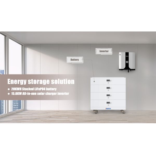 Hybrid Inverter Solar Energy Setup 20kw Panels and Battery Storage for Home Electricity