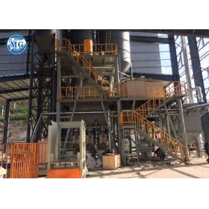 Full Automatic Dry Mortar Production Line With Robot / Palletizing System
