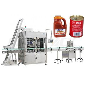 China Monoblock Ketchup Sauce Filling Machine Side Sealing PLC Control on sale