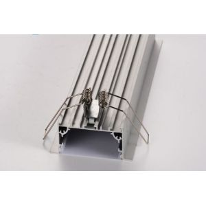 Silver Al6061 T6 Extruded Aluminum Enclosures For LED Lighting
