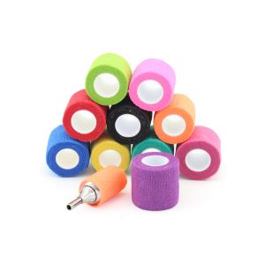 Gauze Tattoo Self Adhesive Cohesive Disposable Tattoo Grips Cover