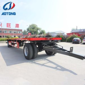 Drawbar Turntable Full Type Trailer with 50T Max Payload and Optional Logo