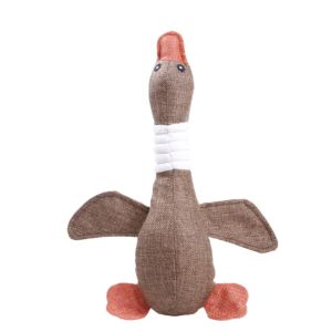 Interactive Stuffed Duck Dog Toy Stuffed Dog Toys For Aggressive Chewers
