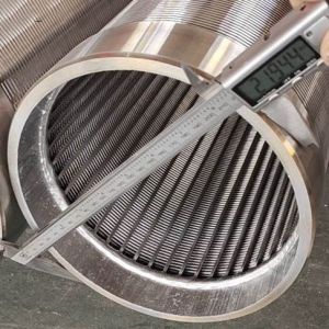 Quality Inlet Pulp Consistency 1-4 Basket for Paper Industry with Minimum Slot Width 0.10 Mm for sale